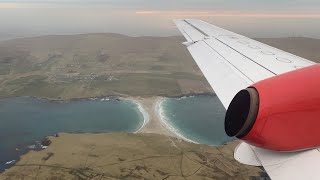 Stunning Crosswind Approach at Sumburgh | Loganair Saab 340 Landing