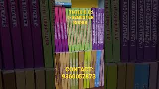 TNTEU B.Ed I-SEMESTER BOOKS TAMIL MEDIUM / ENGLISH MEDIUM BOOKS