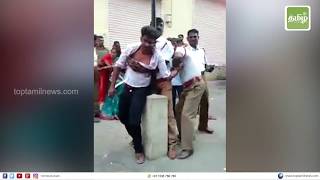 சென்னையில் வாலிபரை கொடூரமாக தாக்கிய டிராபிக் போலீஸ் | Chennai traffic Police Attacks youth