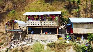 Drone shot Dharan Nepla/chinde dada/Bamboo cottage karkichap Dharan-20