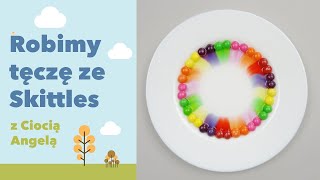 Tęcza z cukierków Skittles 🍇 🍓🌈 | Ciocia Angela #2