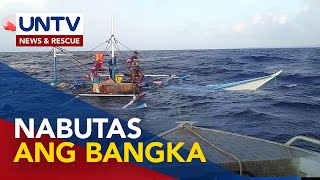 3 magkakamag-anak sa Cagayan, nasagip matapos pasukin ng tubig ang bangka