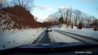 圧雪の安比高原レインボーライン