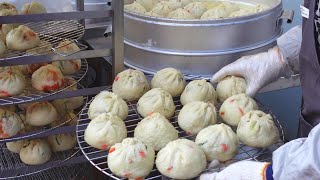 Spicy Kimchi Dumplings, Meat Dumplings / Korean Street Food