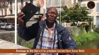 Hommage de Bibi Den's à l'ex président ivoirien Henri Konan Bédié