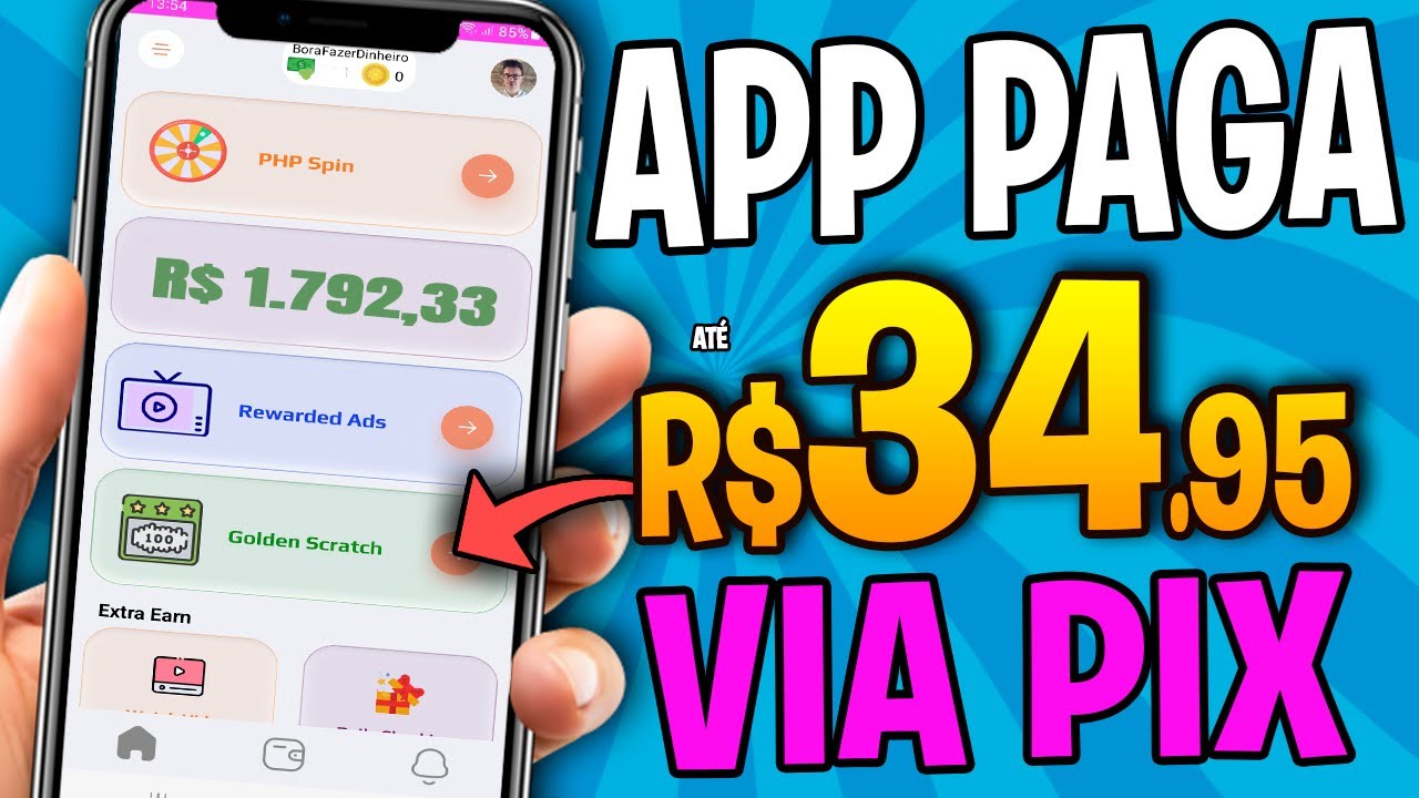 APP Para GANHAR DINHEIRO Via PIX E PAYPAL (Pagando No Mesmo Dia😲) Novo ...