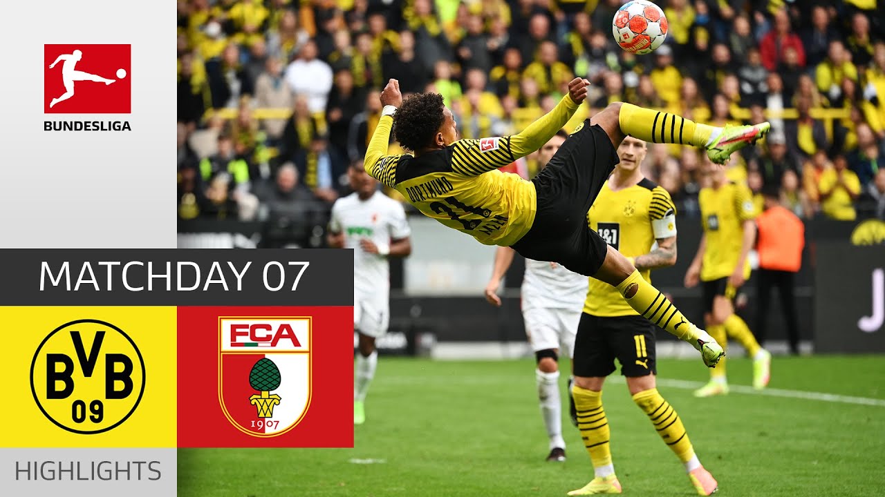 Borussia Dortmund - FC Augsburg 2-1 | Highlights | Matchday 7 ...