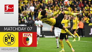 Borussia Dortmund - FC Augsburg 2-1 | Highlights | Matchday 7 – Bundesliga 2021/22