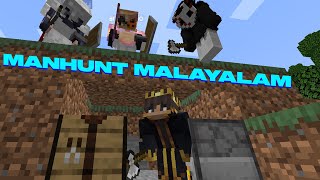 Minecraft Speedrunner VS 3 Hunters | Malayalam | Qfie