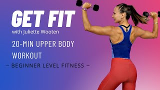 Beginner: Sculpt Your Upper Body with This Easy-To-Follow 20-min HIIT Workout | Juliette Wooten