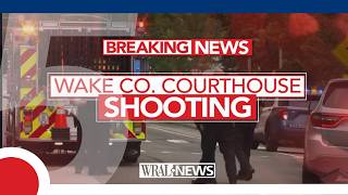 Suspect in custody, 2 lawyers shot outside Raleigh courthouse