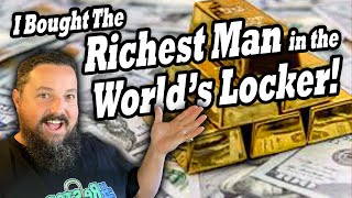 I bought the RICHEST MAN IN THE WORLD's locker at the abandoned storage unit auction for just $250!