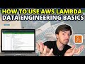 Using AWS Lambda As A Data Engineering - Automating An API Extract With AWS Lambda And Eventbridge