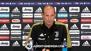 Conferenza Allegri pre Juventus-Lazio: “Vlahovic non se la sente. Scudetto? Pensiamo alla Lazio”