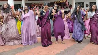 Flash mob. 😍😍 performed infront of auditorium - Abhyudaya 2k21 - AAMC,Moodbidri