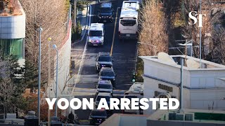 Impeached South Korean President Yoon arrested; police convoy seen leaving residence