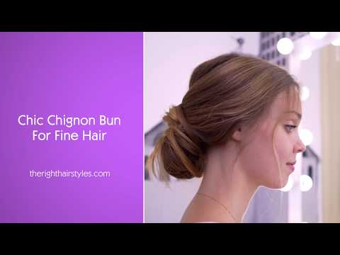 How to Make a Chignon Bun – Easy Chignon Hair Tutorial