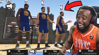 Trash Talking With NBA Superstars Curry And Durant In The Park! NBA 2K19 Park | Court Conquer