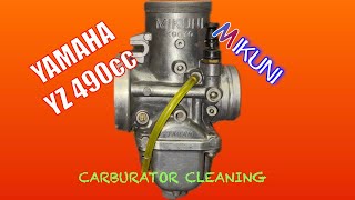 1987 Yamaha YZ490 carburator cleaning #dirtbike #motorcycle #mechanical