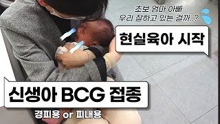 신생아 BCG 접종ㅣBCG 경피용? 피내용? 당신의 선택은?ㅣ본격 육아 시작ㅣ현실육아ㅣ신생아 접종 주의사항