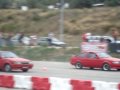 AE86 vs AE86 0 to 100 meters Drag Race