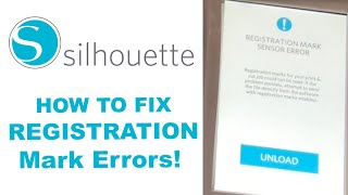 Quick Version | How To Fix Silhouette Cameo 3 Registration Mark Errors