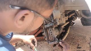 Toyota Etios brake pads changing