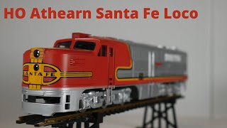 Close Look at the Athearn Santa Fe Diesel Locomotive No. 74 - HO Scale