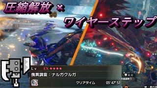 【MHR:SB】傀異ナルガクルガ 圧縮解放スラッシュアックス 5'47 ソロ / Nargacuga Switch Axe Solo