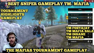 BEST SNIPER GAMEPLAY TM- MAFIA | THE MAFIAS TOURNAMENT GAMEPLAY | TOURNAMENT HUNT PAID SCRIMS