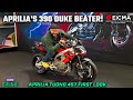 Aprilia Tuono 457 Walkaround Video | Should The KTM 390 Duke Be Worried?