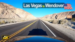 USA Road Trip - Las Vegas NV to Wendover UT in 4K