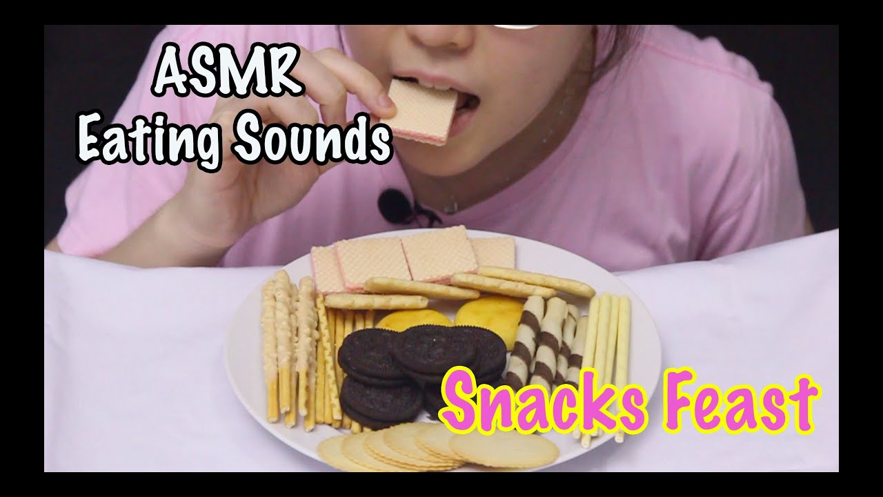 Asmr Snacks Feast Soft Crunchy Eating Sounds Asmr Indonesia No