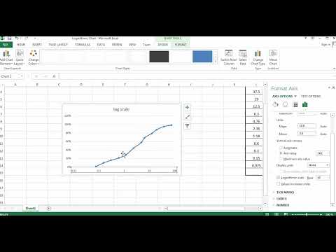 How to Draw logarithmic chart on EXCEL How to Draw logarithmic chart on EXCEL