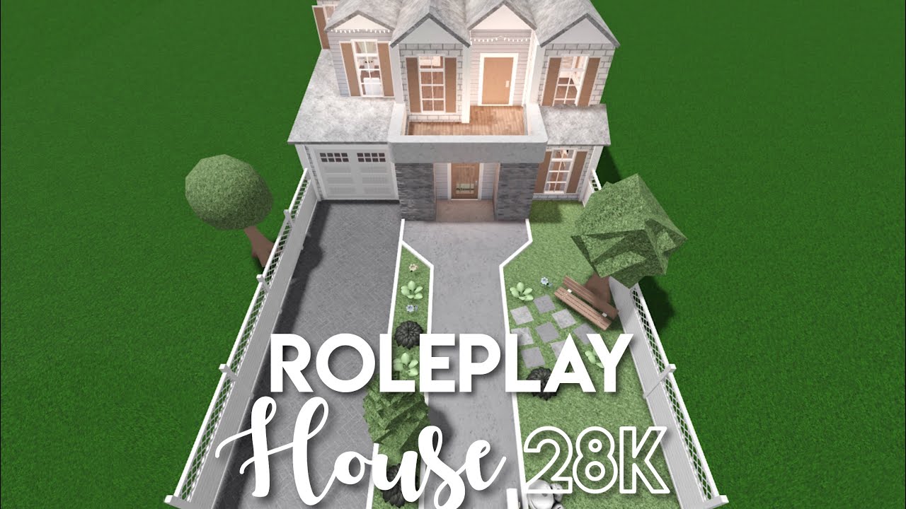 28k Roleplay House - Bloxburg Speedbuild - YouTube