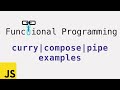 Functional Programming: Example - curry, compose and pipe