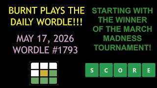 Wordle of the Day for 5/17/2026 Tips/Strategies And Answer | Wordle #1793
