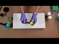 how i mix my cell activator glow in the dark swipe painting