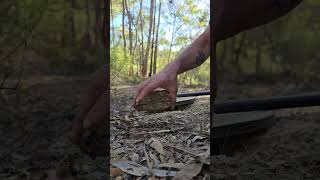 Finding \u0026 cracking open a gold specimen revealing a 0.8 gram nugget