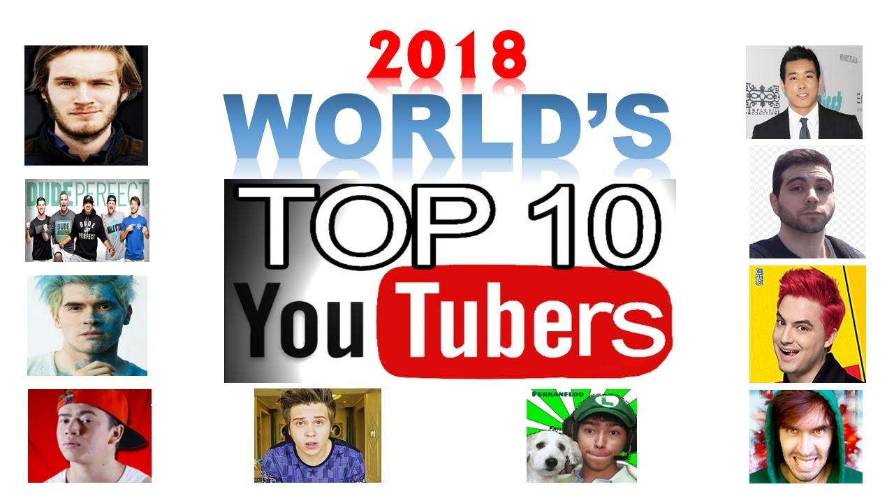 Top 10 Youtubers In The World, 10 - Most Subscribed YouTube Channels In ...