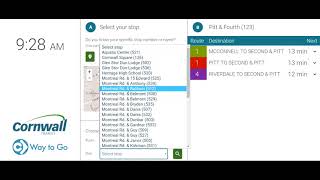 How to use the Way to Go bus tracker