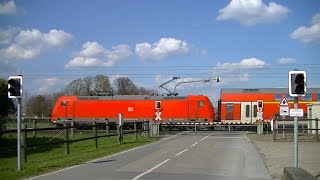 Spoorwegovergang Praest (D) // Railroad crossing // Bahnübergang