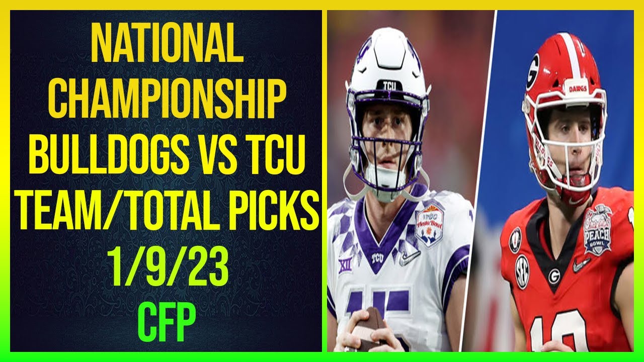 Free NCAAF Picks Today College Football Picks And Predictions 1/9/23 ...