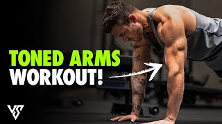 Toned Arm Workout (TUT WORKOUT!) | V SHRED