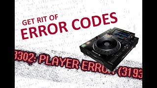 Errors or issues on your Pioneer CDJ? This is the first thing you should try!
