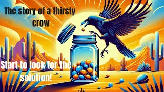 The Thirsty Crow: A Story of Perseverance and Clever Thinking | Never give up | Try | Don't give up