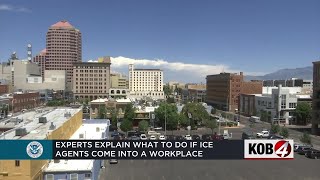 Experts explain what to do if ICE agents come into a workplace