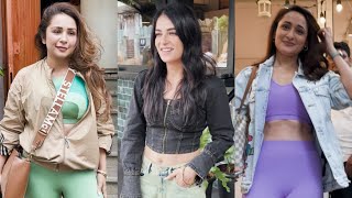 Radhika Maddan, Sonakshi Raaj, Pragya Jaiswal Spotted At Outside Resturant In Bandra🤗😘❤️😍