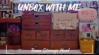 ASMR Unboxing | Temu Storage Haul #temu #temuhaul #temugems