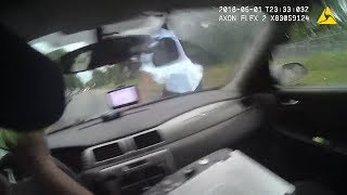 RAW VIDEO: Bodycam shows Athens-Clarke police car hitting fleeing suspect